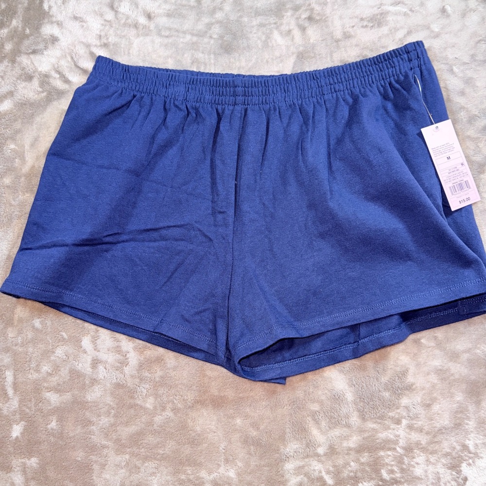 Wild Fable Knit Lounge Shorts Women M Navy Blue NEW‎ Elastic Waist Casual